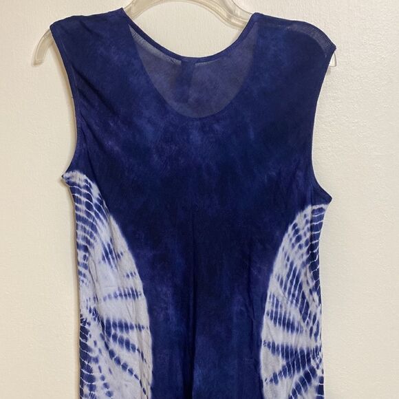 Tie Dye Breezy Lightweight Tank Style Top - Picture 7 of 9